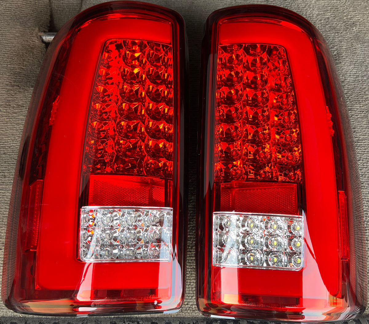 00-06 Tahoe, Yukon Red Clear Lens Led Tail Lights – Tahoe Era